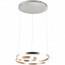 LED Hanglamp - Trion Renie - 68W - Warm Wit 3000K - Dimbaar - Rond - Geborsteld Aluminium - Metaal 2