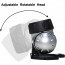 LED Hoofdlamp - Aigi Heady - Waterdicht - 20 Meter - Kantelbaar - 7 LED's - 0.54W - Zilver | Vervangt 6W 5