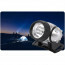LED Hoofdlamp - Aigi Heady - Waterdicht - 20 Meter - Kantelbaar - 7 LED's - 0.54W - Zilver | Vervangt 6W 8
