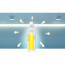 LED Lamp - Aigi Qolin - R7S Fitting - 4W - Helder/Koud Wit 6500K - Oranje - Glas 5