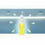 LED Lamp - Aigi Qolin - R7S Fitting - 7W - Helder/Koud Wit 6500K - Oranje - Glas 5