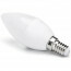 LED Lamp - Smart LED - Aigi Lexus - Bulb C37 - 6.5W - E14 Fitting - Slimme LED - Wifi LED + Bluetooth - RGB + Aanpasbare Kleur - Mat Wit - Kunststof 5
