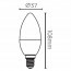 LED Lamp WiZ - Trion Akusti - E14 Fitting - 5W - Slimme LED - Dimbaar - Mat Wit - Kunststof Lijntekening
