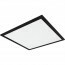 LED Plafondlamp - Plafondverlichting - Trion Alina - 18W - Warm Wit 3000K - Dimbaar - Mat Zwart - Aluminium - 45cm 2
