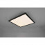 LED Plafondlamp - Plafondverlichting - Trion Alina - 18W - Warm Wit 3000K - Dimbaar - Mat Zwart - Aluminium - 45cm 3