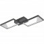 LED Plafondlamp - Plafondverlichting - Trion Civa - 14W - Warm Wit 3000K - Dimbaar - Rechthoek - Mat Zwart - Aluminium 3