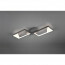 LED Plafondlamp - Plafondverlichting - Trion Civa - 14W - Warm Wit 3000K - Dimbaar - Rechthoek - Mat Zwart - Aluminium 5