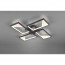 LED Plafondlamp - Plafondverlichting - Trion Civa - 28W - Warm Wit 3000K - Dimbaar - Vierkant - Mat Zwart - Aluminium 3