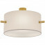 LED Plafondlamp - Plafondverlichting - Trion Coleno - E27 Fitting - Rond - Mat Goud - Aluminium