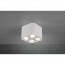 LED Plafondlamp - Plafondverlichting - Trion Cosmin - GU10 Fitting - 4-lichts - Vierkant - Mat Wit - Aluminium 3