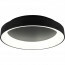 LED Plafondlamp - Plafondverlichting - Trion Gurano - 48W - Aanpasbare Kleur - Rond - Mat Zwart - Aluminium 2