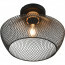LED Plafondlamp - Plafondverlichting - Trion Jenna - E27 Fitting - Rond - Mat Zwart - Aluminium 2