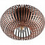 LED Plafondlamp - Plafondverlichting - Trion Johy - E27 Fitting - Rond - Industrieel - Mat Koper - Aluminium - 30cm 4