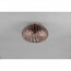 LED Plafondlamp - Plafondverlichting - Trion Johy - E27 Fitting - Rond - Industrieel - Mat Koper - Aluminium - 30cm 7