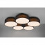 LED Plafondlamp - Plafondverlichting - Trion Lanago - 58W - Warm Wit 3000K - Dimbaar - Rond - Mat Zwart - Aluminium 3