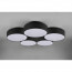 LED Plafondlamp - Plafondverlichting - Trion Lanago - 58W - Warm Wit 3000K - Dimbaar - Rond - Mat Zwart - Aluminium 4