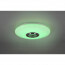 LED Plafondlamp - Plafondverlichting - Trion Minan - 15.5W - RGBW - Dimbaar - Aanpasbare Kleur - Afstandsbediening - Bluetooth Speaker - Sterlicht - Rond - Mat Wit - Kunststof 15