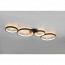 LED Plafondlamp - Plafondverlichting - Trion Moovy - 37W - Warm Wit 3000K - Dimbaar - Rechthoek - Mat Zwart - Aluminium 5