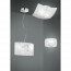 LED Plafondlamp - Plafondverlichting - Trion Spirilo - E27 Fitting - 2-lichts - Vierkant - Mat Wit - Aluminium 3
