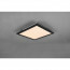 LED Plafondlamp - Plafondverlichting - Trion Tirus - 14W - Aanpasbare Kleur - Vierkant - Mat Zwart - Aluminium 6