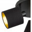 LED Plafondlamp - Plafondverlichting - Trion Torry - E14 Fitting - 3-lichts - Rond - Mat Zwart - Aluminium/Textiel 2