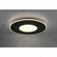 LED Plafondlamp - Plafondverlichting - Trion Virsa - 70W - Aanpasbare Kleur - Dimbaar - Afstandsbediening - Rond - Mat Zwart - Aluminium 11