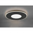 LED Plafondlamp - Plafondverlichting - Trion Virsa - 70W - Aanpasbare Kleur - Dimbaar - Afstandsbediening - Rond - Mat Zwart - Aluminium 13
