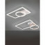 LED Plafondlamp - Plafondverlichting - Trion Viyona - 24W - Natuurlijk Wit 4000K - Vierkant - Mat Wit - Aluminium 13