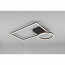 LED Plafondlamp - Plafondverlichting - Trion Viyona - 24W - Warm Wit 3000K - Vierkant - Mat Zwart - Aluminium 7