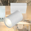 LED Plafondspot - Brinton Betin - GU10 Fitting - 1-lichts - Rond - Mat Wit - Kantelbaar - Aluminium - Philips - CorePro 830 36D - Dimbaar - 5W - Warm Wit 3000K 2