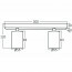 LED Plafondspot - Brinton Betin - GU10 Fitting - 2-lichts - Rond - Mat Wit - Kantelbaar - Aluminium - Philips - CorePro 830 36D - Dimbaar - 10W - Warm Wit 3000K Lijntekening
