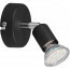 LED Plafondspot - Trion Pamo - GU10 Fitting - 1-lichts - Rond - Mat Zwart - Aluminium 2