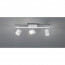 LED Plafondspot - Trion Ribon - 12W - Warm Wit 3000K - 3-lichts - Rechthoek - Mat Wit - Aluminium 2