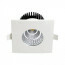 LED Spot 6 Pack - Inbouwspot - Vierkant 6W - Waterdicht IP65 - Natuurlijk Wit 4200K - Mat Wit Aluminium - 90mm 2
