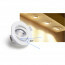 LED Spot - Inbouwspot - Aigi Nilona - 5W - Natuurlijk Wit 4000K - Rond - Kantelbaar - Mat Wit - Aluminium 6