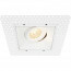 LED Spot Set - Pragmi Nivas Pro - GU10 Fitting - Inbouw Vierkant - Mat Wit - 4W - Warm Wit 3000K - Trimless - Kantelbaar - 150mm 7