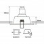 LED Spot Set - Pragmi Pollon Pro - GU10 Fitting - Inbouw Vierkant - Mat Goud - 4W - Warm Wit 3000K - Verdiept - 82mm 3