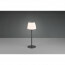 LED Tafellamp - Tafelverlichting - Trion Dimgo - 2W - Warm Wit 3000K - Dimbaar - Rond - Mat Zwart - Kunststof 5