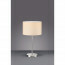 LED Tafellamp - Tafelverlichting - Trion Hotia - E27 Fitting - Rond - Mat Wit- Aluminium 2