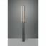 LED Tuinverlichting - Staande Buitenlamp - Trion Mitchi XL - 16W - Warm Wit 3000K - Rechthoek - Mat Antraciet - Aluminium 6