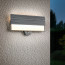 LED Tuinverlichting - Wandlamp Buitenlamp - Trion Riza - 10W - Warm Wit 3000K - Bewegingssensor - Waterdicht IP65 - Antraciet - Aluminium 2