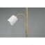 LED Vloerlamp - Trion Hotia - E27 Fitting - Rond - Mat Crème - Aluminium 8