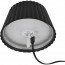 LED Vloerlamp - Trion Uraz - 1.5W - Warm Wit 3000K - Spatwaterdicht IP44 - USB Oplaadbaar - Rond - Mat Zwart - Metaal 3