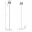 LED Vloerlamp - Trion Uraz - 1.5W - Warm Wit 3000K - Spatwaterdicht IP44 - USB Oplaadbaar - Rond - Mat Zwart - Metaal 7