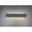 LED Wandlamp - Wandverlichting - Trion Concy - 18W - Warm Wit 3000K - Dimbaar - Rechthoek - Mat Zwart - Aluminium 7
