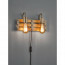 LED Wandlamp - Wandverlichting - Trion Khon - E27 Fitting - 2-lichts - Rechthoek - Mat Nikkel - Aluminium 2