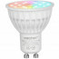 Mi-Light - LED Spot Set GU10 - Smart LED - Wifi LED - Slimme LED - 4W - RGB+CCT - Aanpasbare Kleur - Dimbaar - Pragmi Domy Pro - Inbouw Rond - Mat Zwart - Verdiept - Kantelbaar - Ø105mm 3