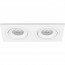 PHILIPS HUE - LED Spot Set GU10 - White Ambiance - Bluetooth - Pragmi Borny Pro - Inbouw Rechthoek Dubbel - Mat Wit - Kantelbaar - 175x92mm 6