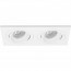 PHILIPS HUE - LED Spot Set GU10 - White Ambiance - Bluetooth - Pragmi Borny Pro - Inbouw Rechthoek Dubbel - Mat Wit - Kantelbaar - 175x92mm 3