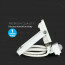 SAMSUNG - LED Bouwlamp 20 Watt met Sensor - LED Schijnwerper - Viron Dana - Natuurlijk Wit 4000K - Mat Wit - Aluminium 10